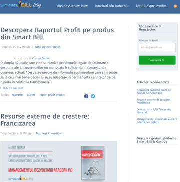 blog smartbill