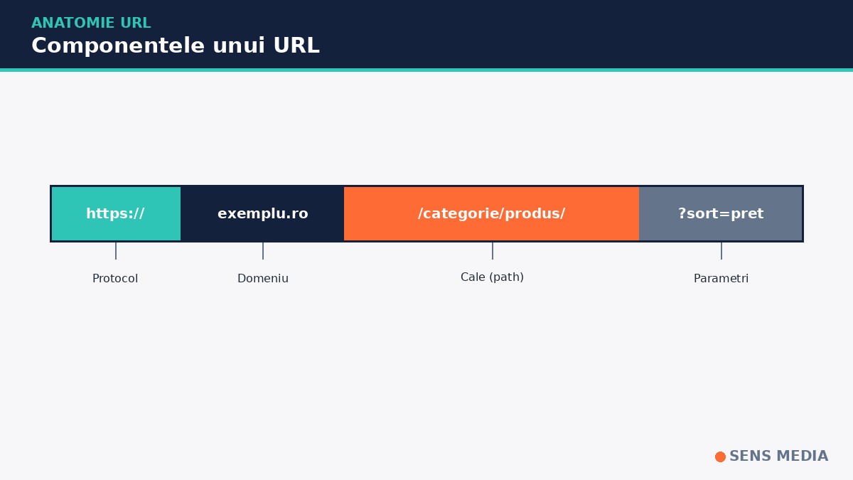 structura unui URL – componentele principale